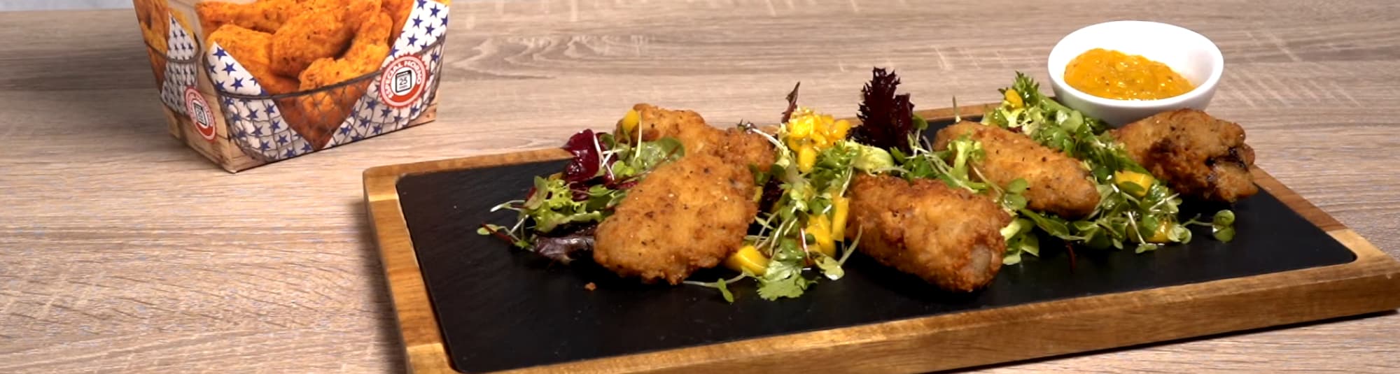 Pastel de guisantes con pollo