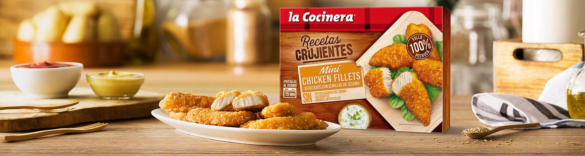 salsa de champinones para mini chicken fillets | la cocinera
