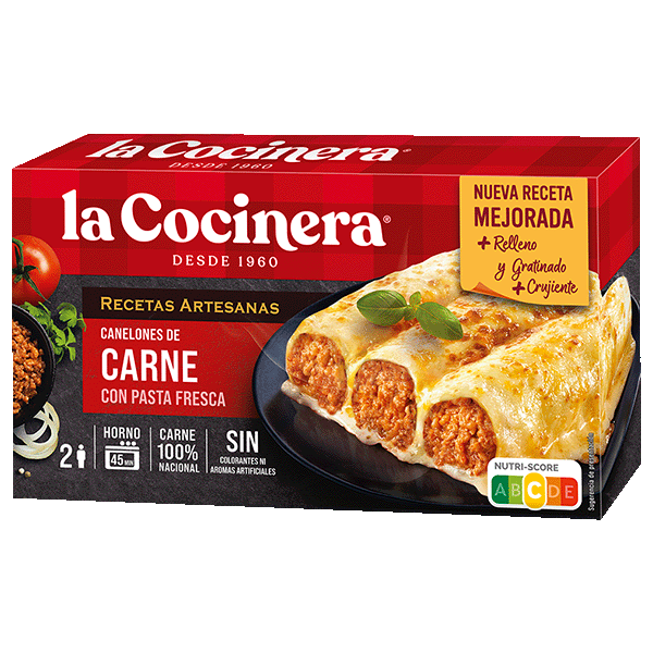 Canelones de carne