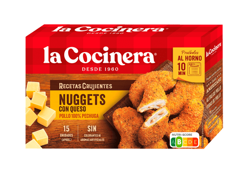 Nuggets con queso