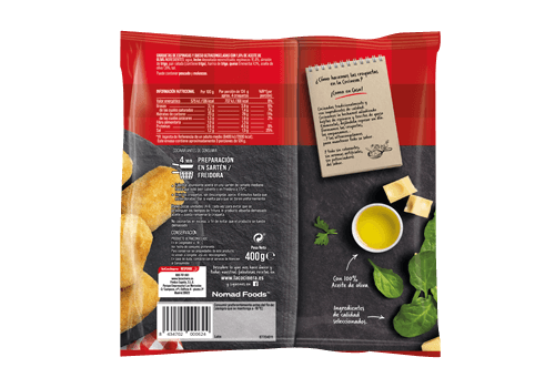 Croquetas espinacas y queso