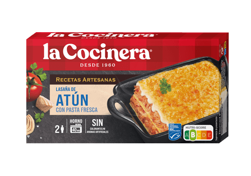 Lasaña de atún