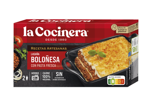 Lasaña boloñesa 500