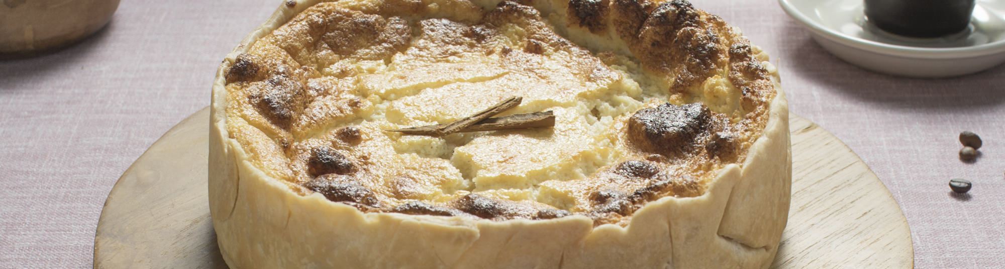 Tarta griega queso blanco La Cocinera 1148 x 307