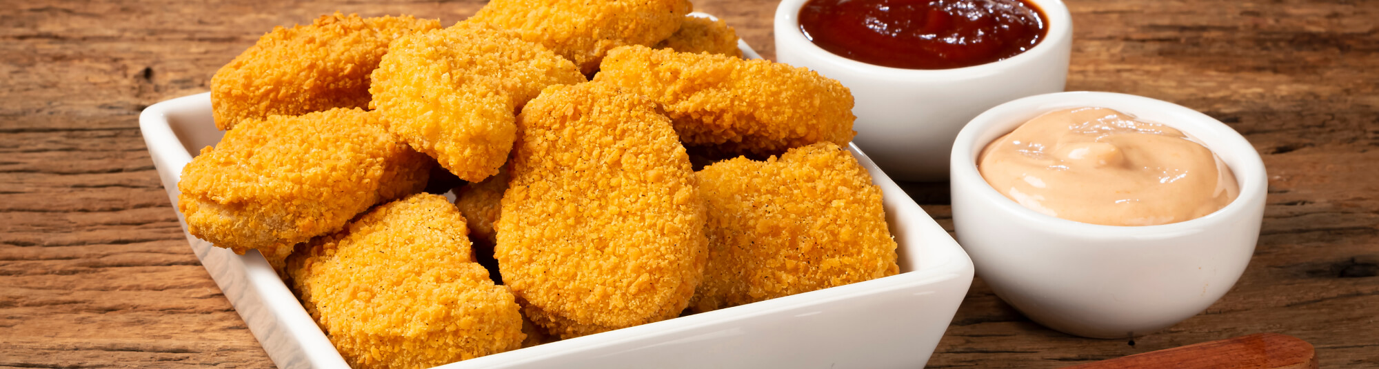 Nuggets sin gluten con salsa gravy